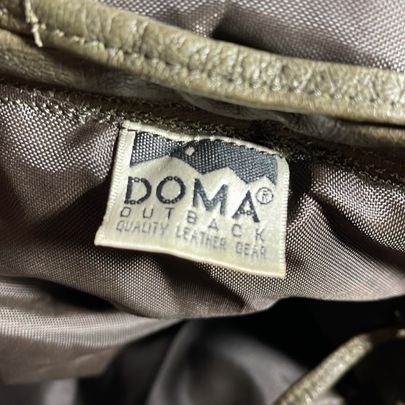 1989 Lucasfilm Indiana Jones backpack bag Doma Outback quality leather gear RARE - Picture 11 of 12